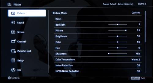 best equalizer settings for sony bravia tv